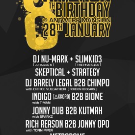 Slimkid3, DJ Nu-Mark, Kutmah plus shitloads more @ Hit and Run 8th Birthday (Manchester)