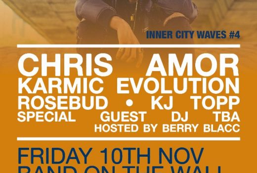 Manchester / Inner City Waves with Chris Amor, Karmic Evolution, rosebud and KJ Topp