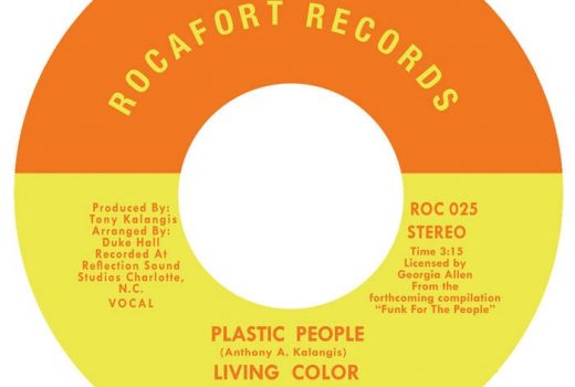 On Wax / Living Color: Plastic People 45 on Rocafort Records