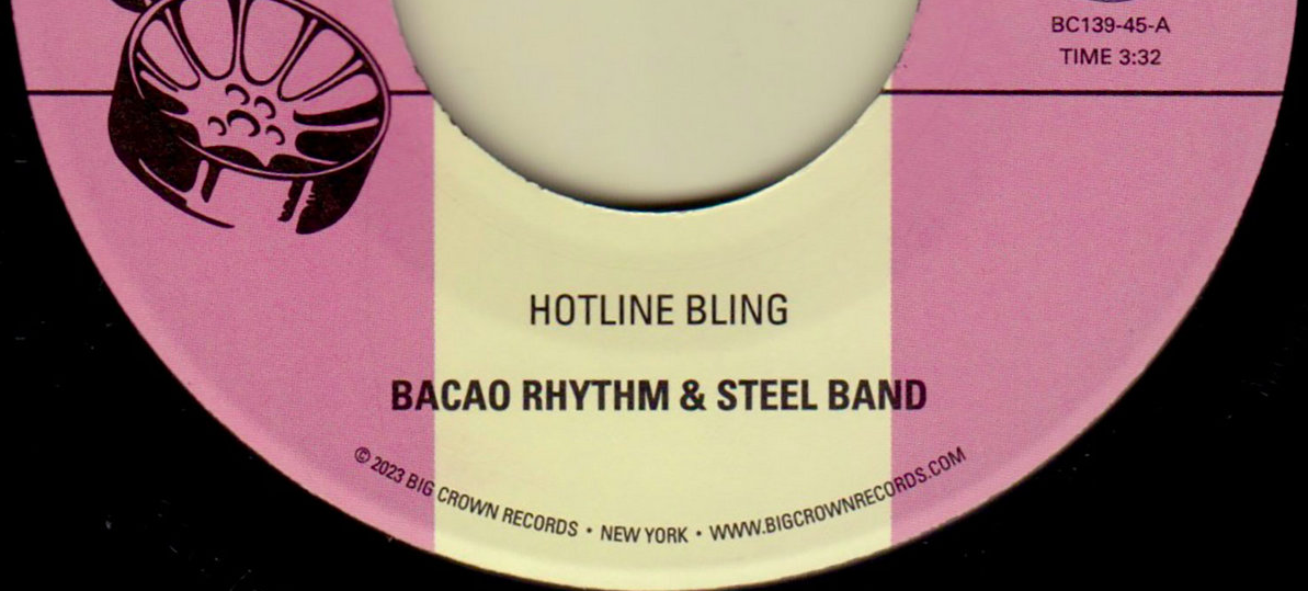 New Bacao Rhythm & Steel Band 45 is Hotline Bling