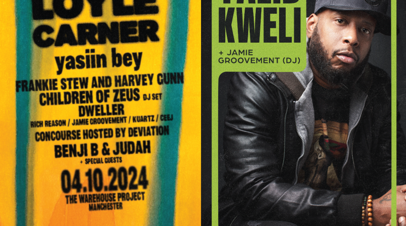 Talib Kweli & Yasiin Bey + Groovement in Manchester this October