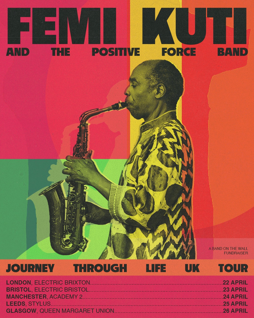 Femi Kuti – Journey Through Life UK tour